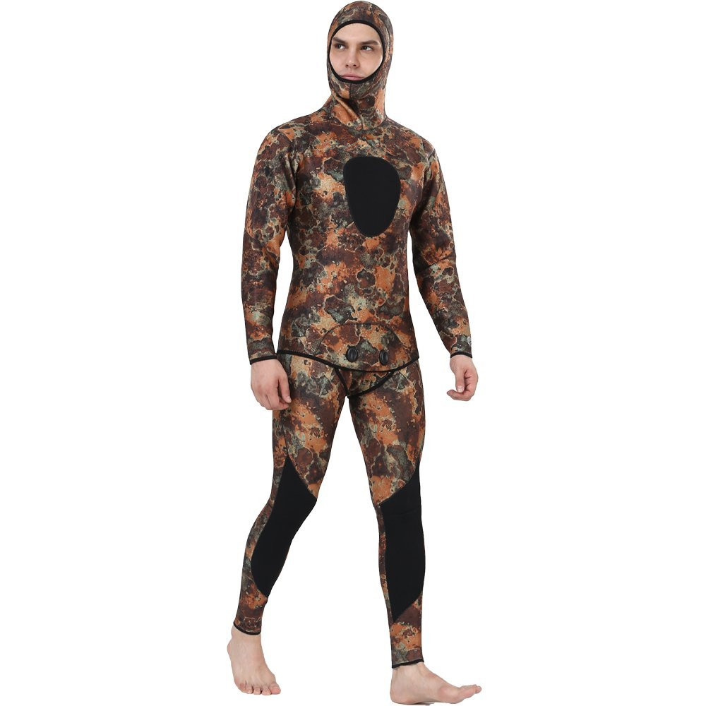 WS-008(Two pieces camo wetsuit)