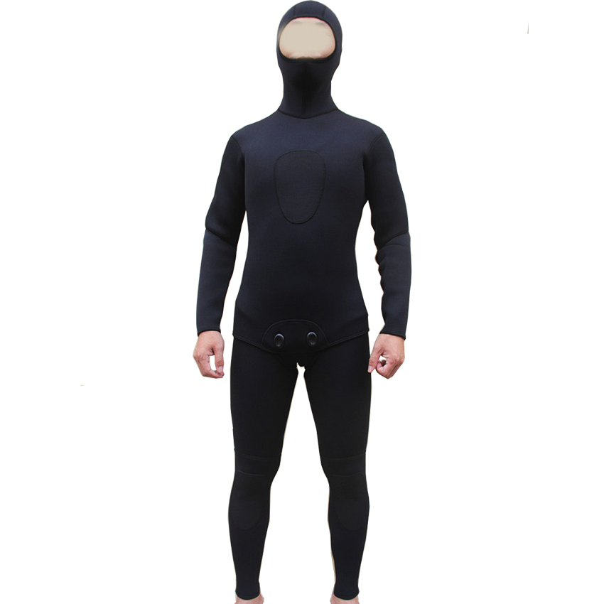 WS-007(black spearfishing wetsuit)